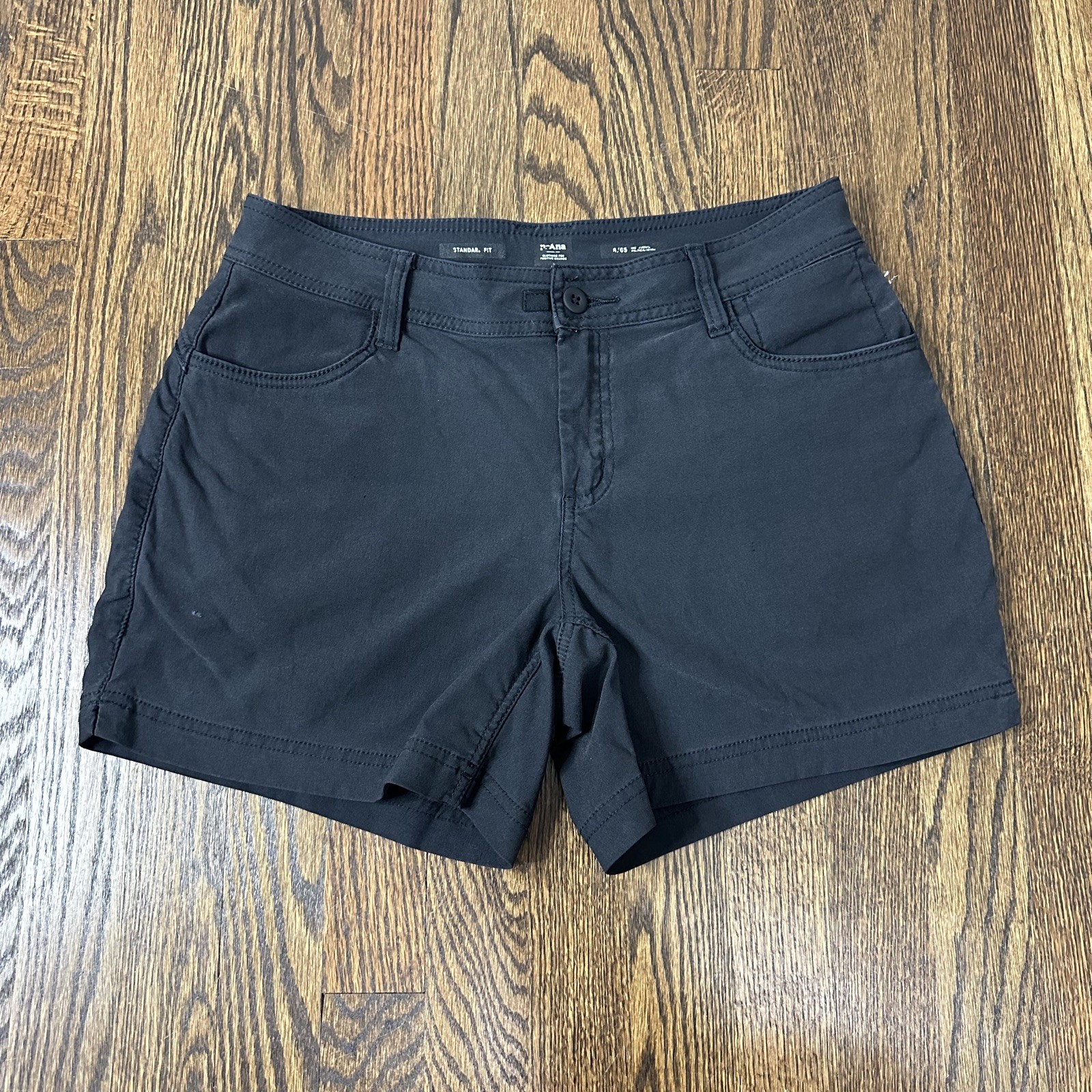 Prana stretch standard fit hiking shorts black 30w Women’s Medium