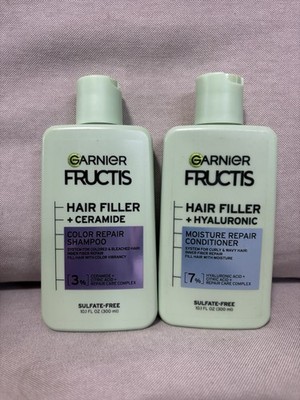 2 Pc Garnier Fructis Hair Filler + Hyaluronic Shampoo 3% / 7%Conditioner 10.1 Oz