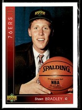 1993-94 Upper Deck #163 Shawn Bradley RC Basketball Card 1103F
