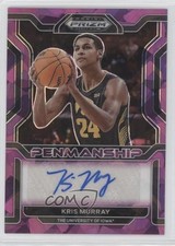 2022 Prizm Draft Picks College Penmanship Purple Ice 68/99 Kris Murray Auto 4z8