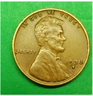 1938-S EF/XF Lincoln Wheat Penny Cent -Scarce Sharp Detail Better Date #42