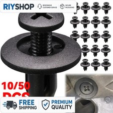 8mm Plastic Push-In Rivets Car Bumper Fender Fastener Clips for Toyota