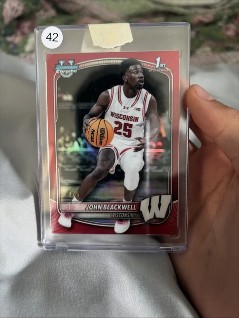 2025-26 Bowman University 1st Bowman John Blackwell Red 4/5 Duke