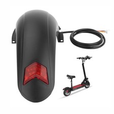 Rear Mudguard with Taillight Scooter Fender Bracket Replacement Accessory Com...