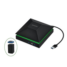 Dust-Proof Cooling Fan Xbox Series X with Colorful LED Lights USB Ports Meneea