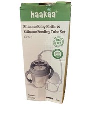 Haakaa Silicone Baby Bottle  Silicone Feeding Tube Set Gen.3 Home Pump Milk