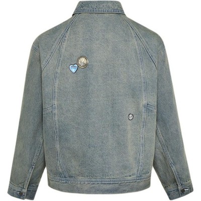 adidas Originals Denim Jacket Valentine's Day Edition Striped