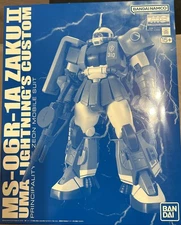 Premium Bandai MG 1/100 MS-06R-1A ZAKUII UMA LIGHTNING CUSTOM US Seller New