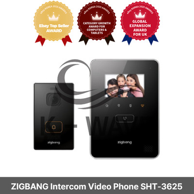 ZIGBANG Intercom Video Phone Digital Front Door Apartment SHT-3625