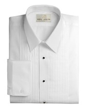 NEIL ALLYN Tuxedo Shirt with Laydown Collar Size M 32/33