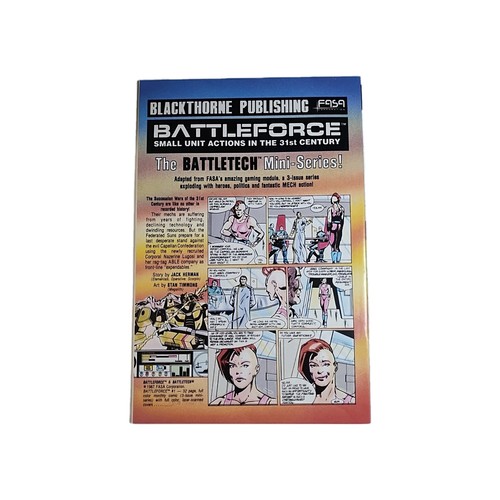 BattleTech #1 (Blackthorne Publishing October 1987) - Picture 2 of 3