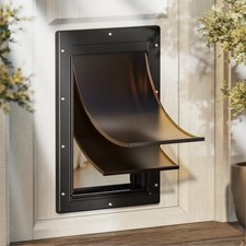 Never Rust Plastic Dog door Doggy Door, Doggie Door for Easy Install in Large