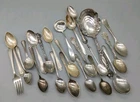 Lot Of 22 Sterling Silver Spoons Fork Mixed Lot Gorham Reed Barton 563.9g