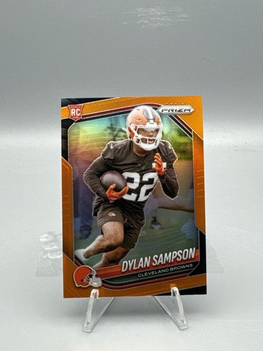 2025 Panini Prizm - Rookies Dylan Sampson #365 Orange Prizm /249 (RC)