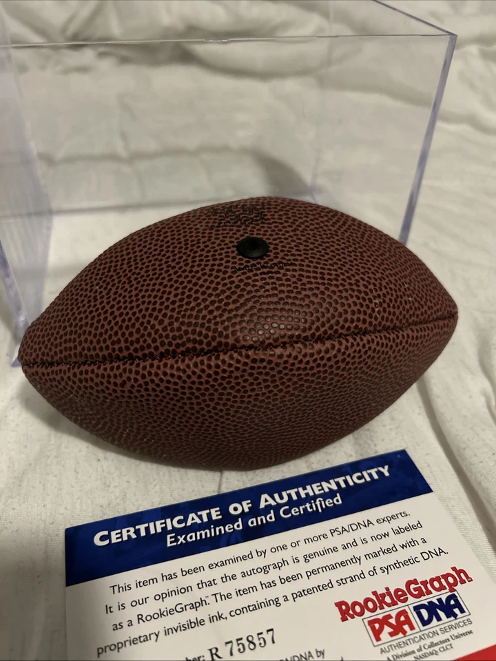 Autographed Andrew Luck Mini Football COA  - Image 4 of 4