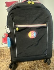 Kipling Mese Galaxy Black FC Rolling Backpack...