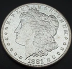 1881-S Morgan Silver Dollar $1 BU Uncirculated Strong Luster Nice Eye Appeal