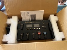 Boss GT 100 Version 2 with Original box Power Supply Instructions NM