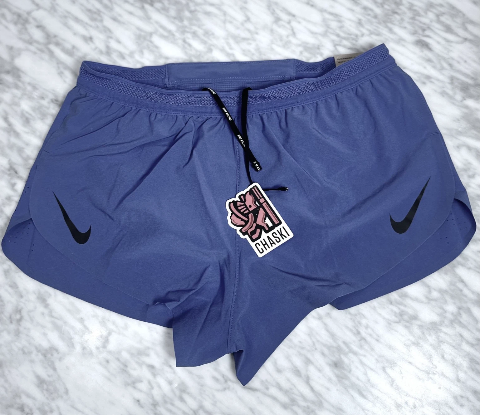 Nike Dri-FIT ADV AeroSwift 2'' Running Shorts Men's Medium Blue FN3349-411 NEW