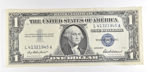 Crisp - 1957 United States Dollar Currency $1 Silver Certificate *290
