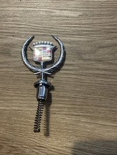 Cadillac Brougham Hood Emblem Ornament Silver 1980-1992