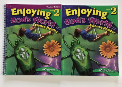 ABeka 2nd grade CURRICULUM SET Enjoying God's World 2 Student Reader Teacher Ed