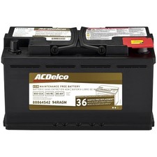 Acdelco Gold 94ragm 88864542 36 Month Warranty Agm Bci Group 94r Battery