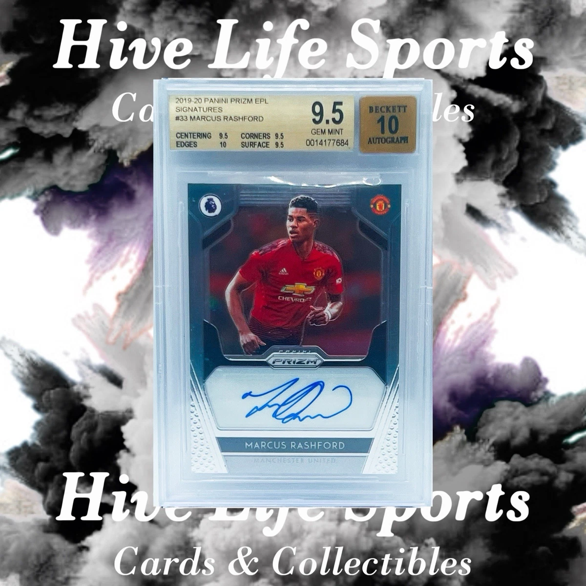 Soccer Manchester United Grade 10 Sports Trading Cards