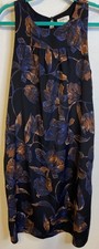 EVERLY Sheath Sleeveless Floral Dress Midi Lined Size MEDIUM Women