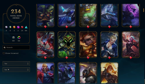 COMPTE LEAGUE OF legends euw silver 4 +400 skins (prix negociable) EUR