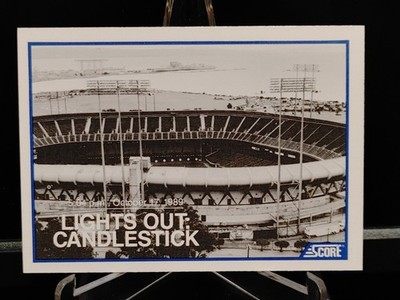 Lights Out: Candlestick 1990 Score #701 - World Series - Giants vs Athletics