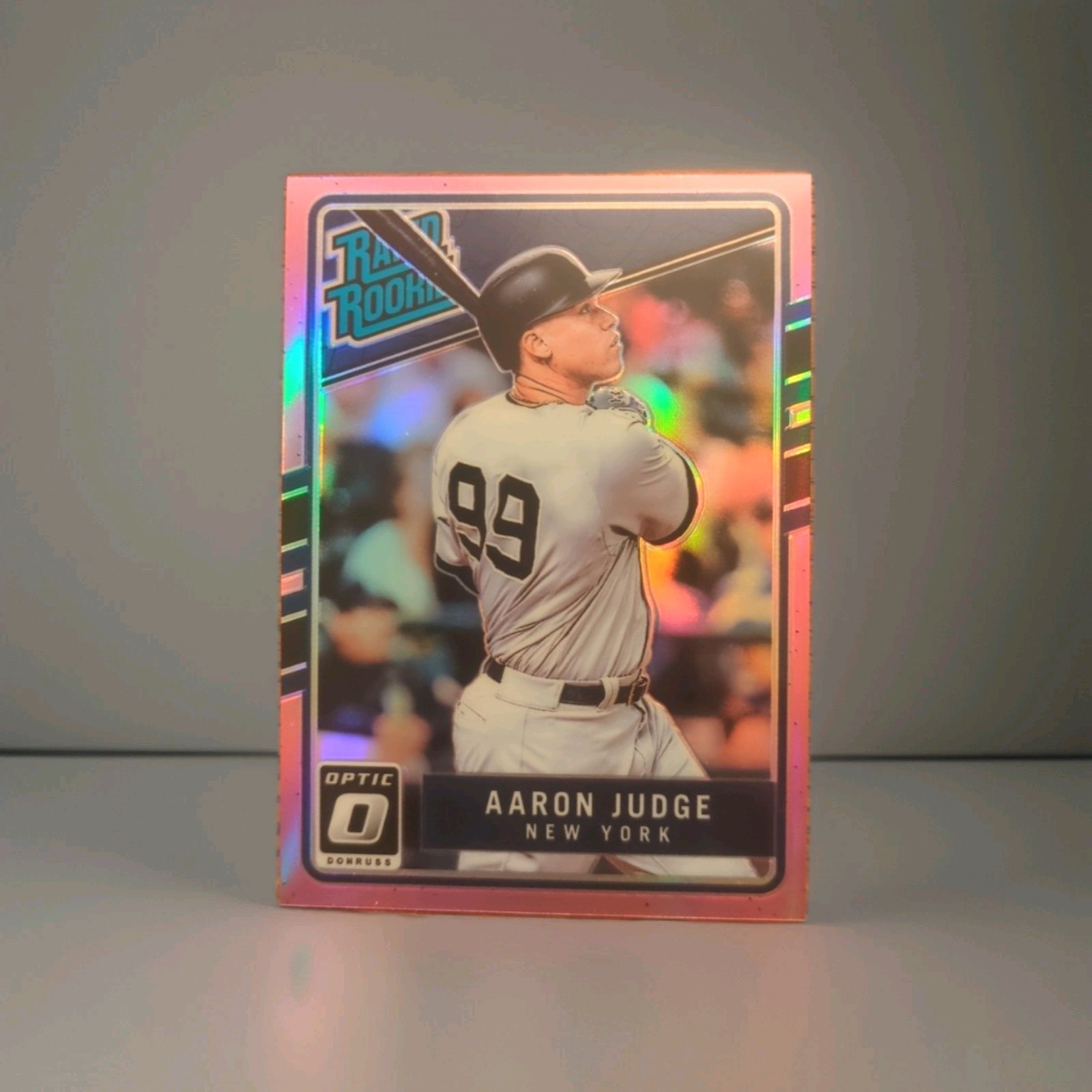 2017 Panini Donruss Optic - Rated Rookies Aaron Judge #38 Pink Prizm (RC)