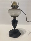 Antique 1800s Urn Oil Lamp Cupids & Lion Frosted Globe Stars Crosses-electrified — photo 8