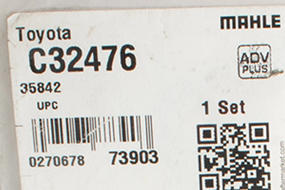 Junta de salida de refrigerante del motor Mahle para Toyota Tacoma 2005-18 número de pieza C32476 Foto 3 de 4