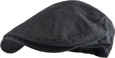Wonderful Fashion Men's Classic Herringbone Tweed Wool Blend Newsboy Ivy Hat...