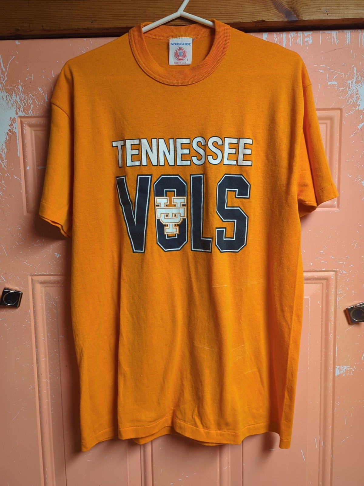 Vintage 80s Tennessee Volunteers Vols T Shirt USA Made Large