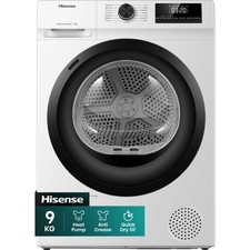 Hisense DH1Q902BW2 9kg Load Heat Pump Tumble Dryer - White