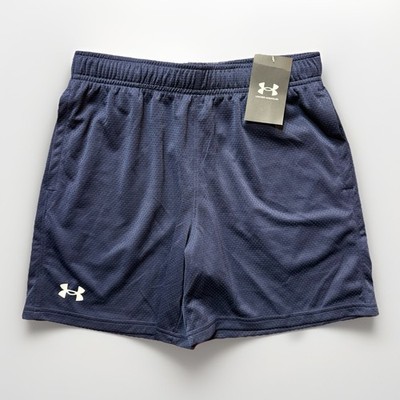 Under Armour Tech Mesh Midnight Blue Boys Shorts Size Youth Large NEW