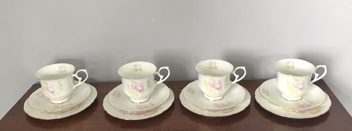 Tea Cup Trio's x Vintage Royal Wessex UK