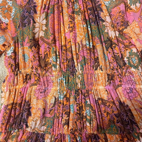 A.L.C. Valentina Silk Chiffon Floral Maxi Dress Size 4 - Picture 8 of 11