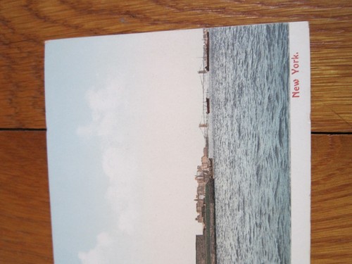 Antigua postal de colección Estatua de Liberty Harbor de principios de 1900 SIN PUBLICAR NYC - Imagen 3 de 9