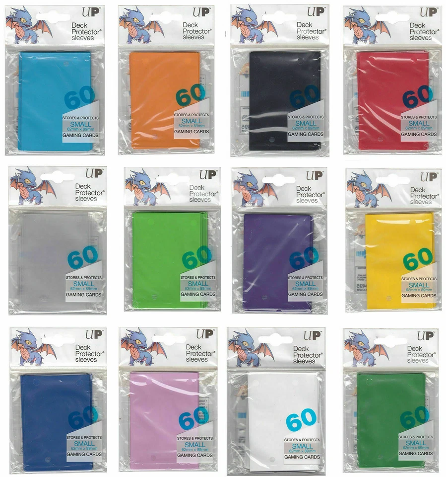 ULTRA PRO SMALL CARD SLEEVES 60 Kartenhüllen Mini für Yu-Gi-Oh! japanische Größe
