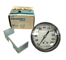 Ashcroft 251001 Pressure Guage, 2.5", 200PSI, 1/8" NPT