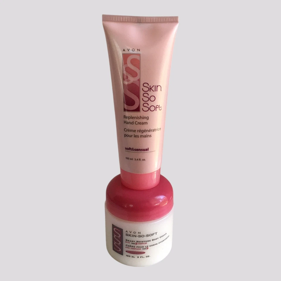 Crema corporal y crema de manos Y2K Avon Skin-So-Soft suave y sensual hidratante inteligente Foto 4 de 4