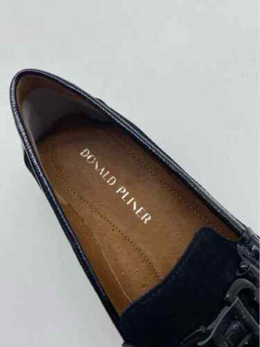 Pre-Owned Donald J Pliner Black Size 9 Loafer Flats - Picture 7 of 7