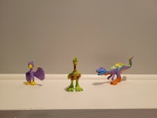 Dinosaur train lot Mikey alvin and Keenan figures purple green