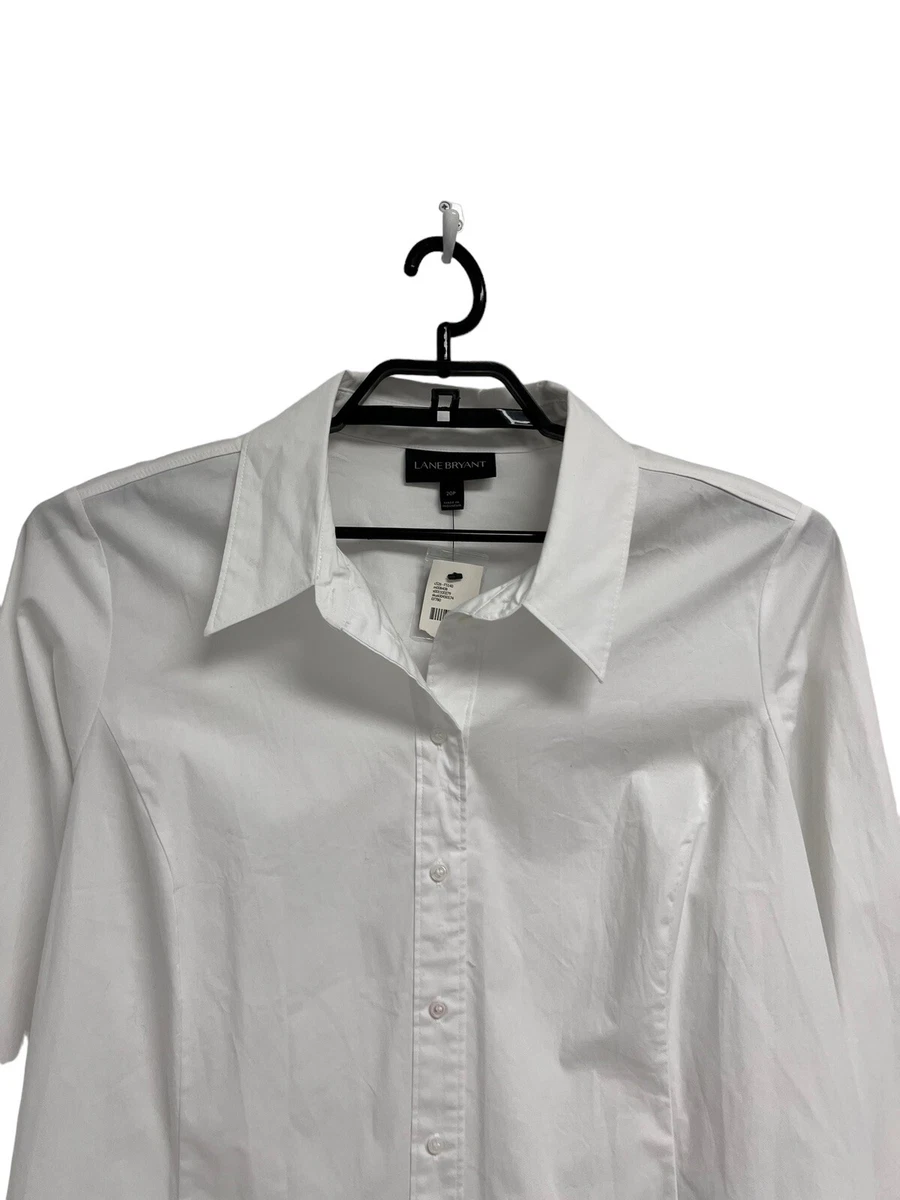 Lane bryant hotsell white blouse