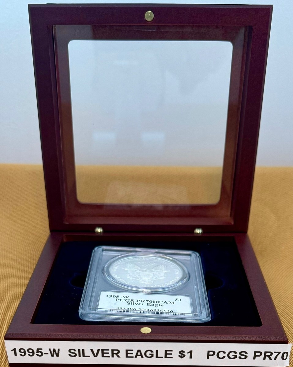 1995-W Silver Eagle PCGS PR 70 DCAM John Mercanti Signed | eBay