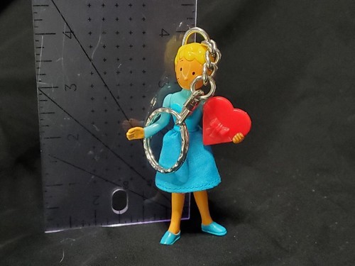 Vintage 1999 McDonalds Disney Doug's First Movie Patti Mayonnaise 4" Keychain - Picture 2 of 3