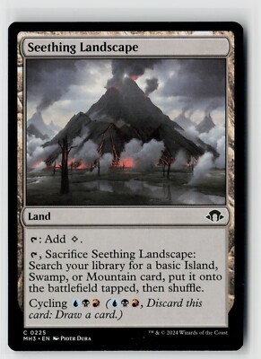 MTG Modern Horizons 3 Seething Landscape x4 NM Common